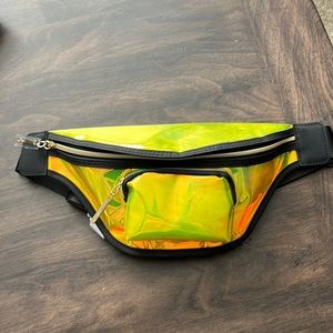 Lancome neon belt bag